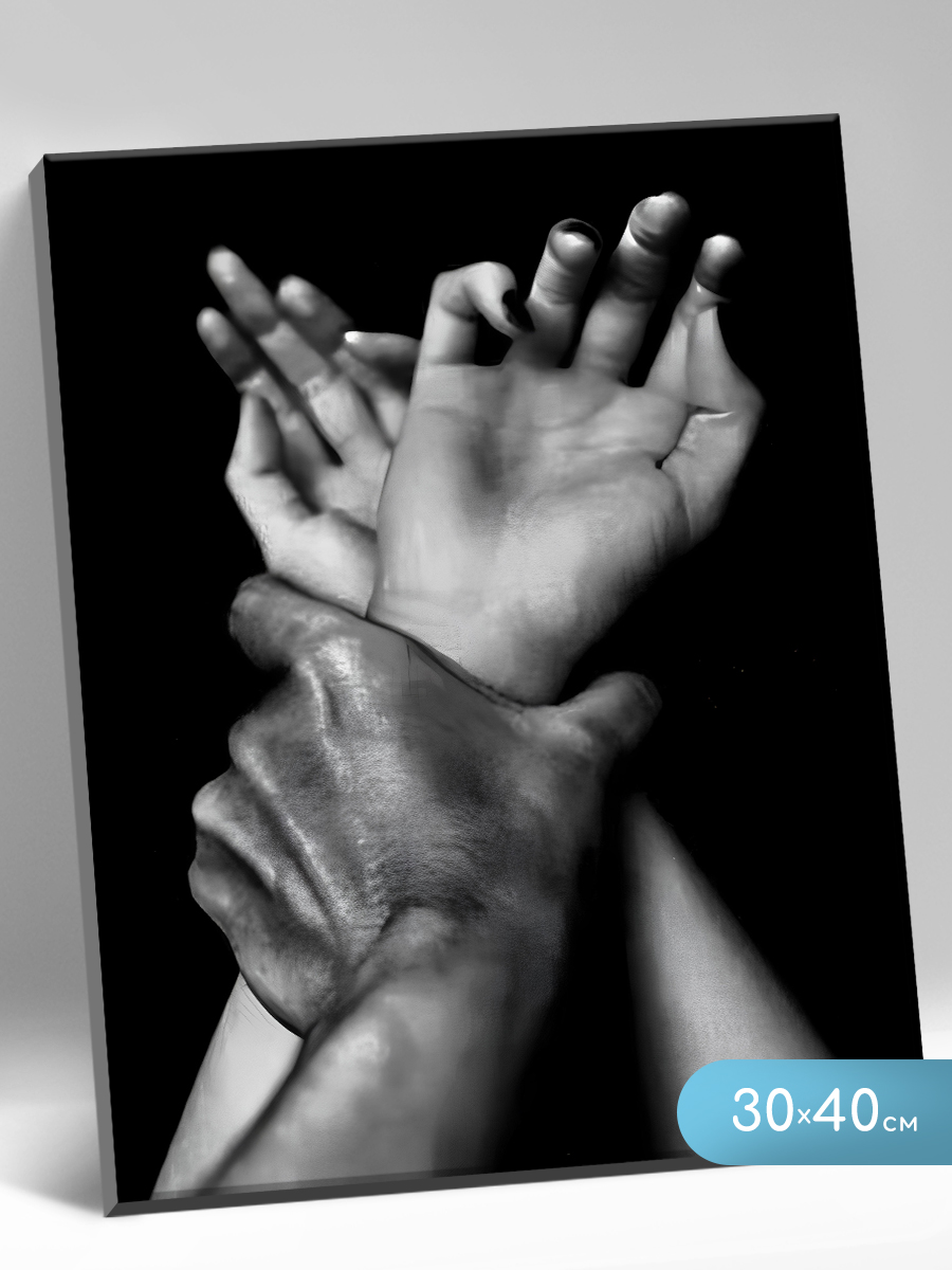 картинка Картина по номерам 30х40 Страсть прикосновения от магазина Игрушки-