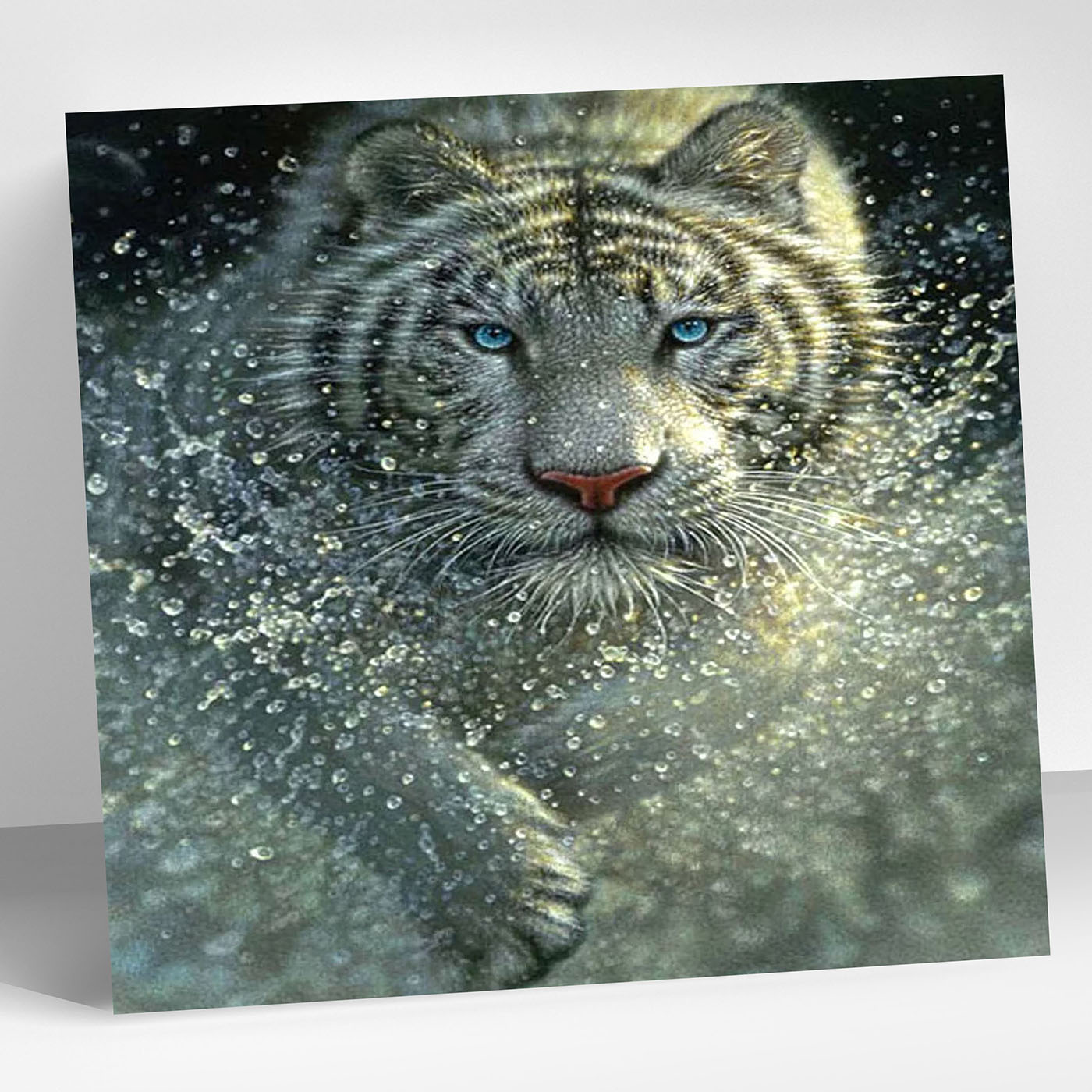 картинка Алмазная мозаика 30х30 Тигр. Без подрамника от магазина Игрушки-