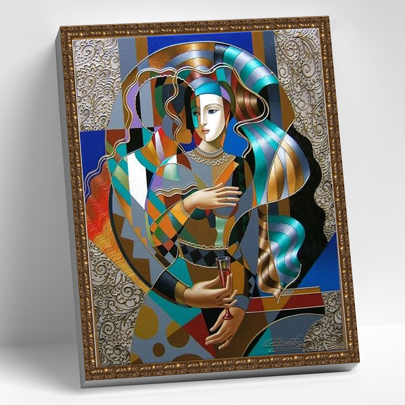 картинка Алмазная мозаика с нанесенной рамкой 40х50 Настроение сердца от магазина Одежда-