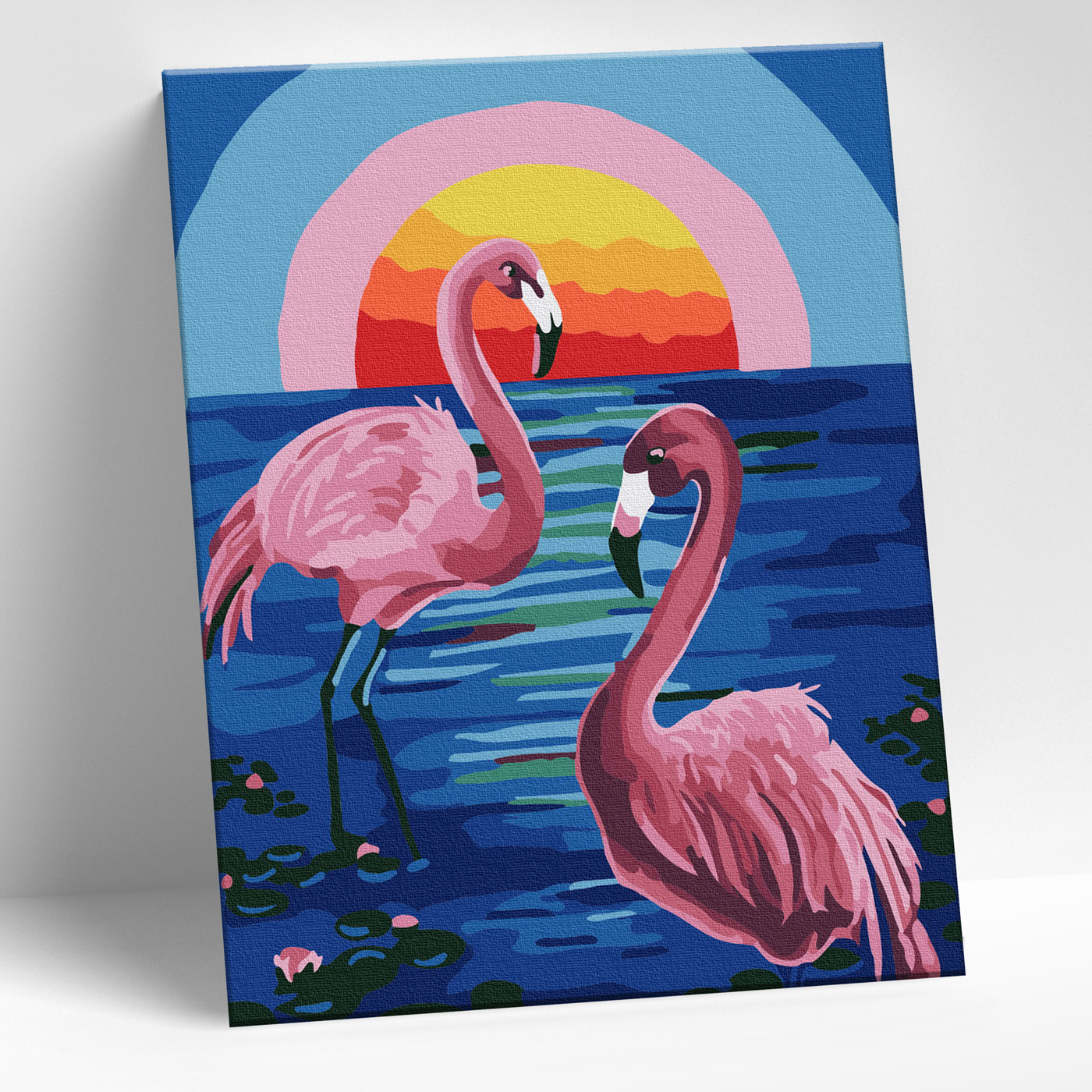 картинка Картина по номерам 15х20 Розовые фламинго от магазина Игрушки-