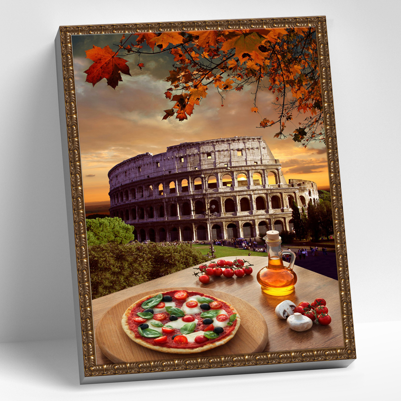 картинка Алмазная мозаика с нанесенной рамкой 40х50 Рим. Колизей от магазина Одежда-