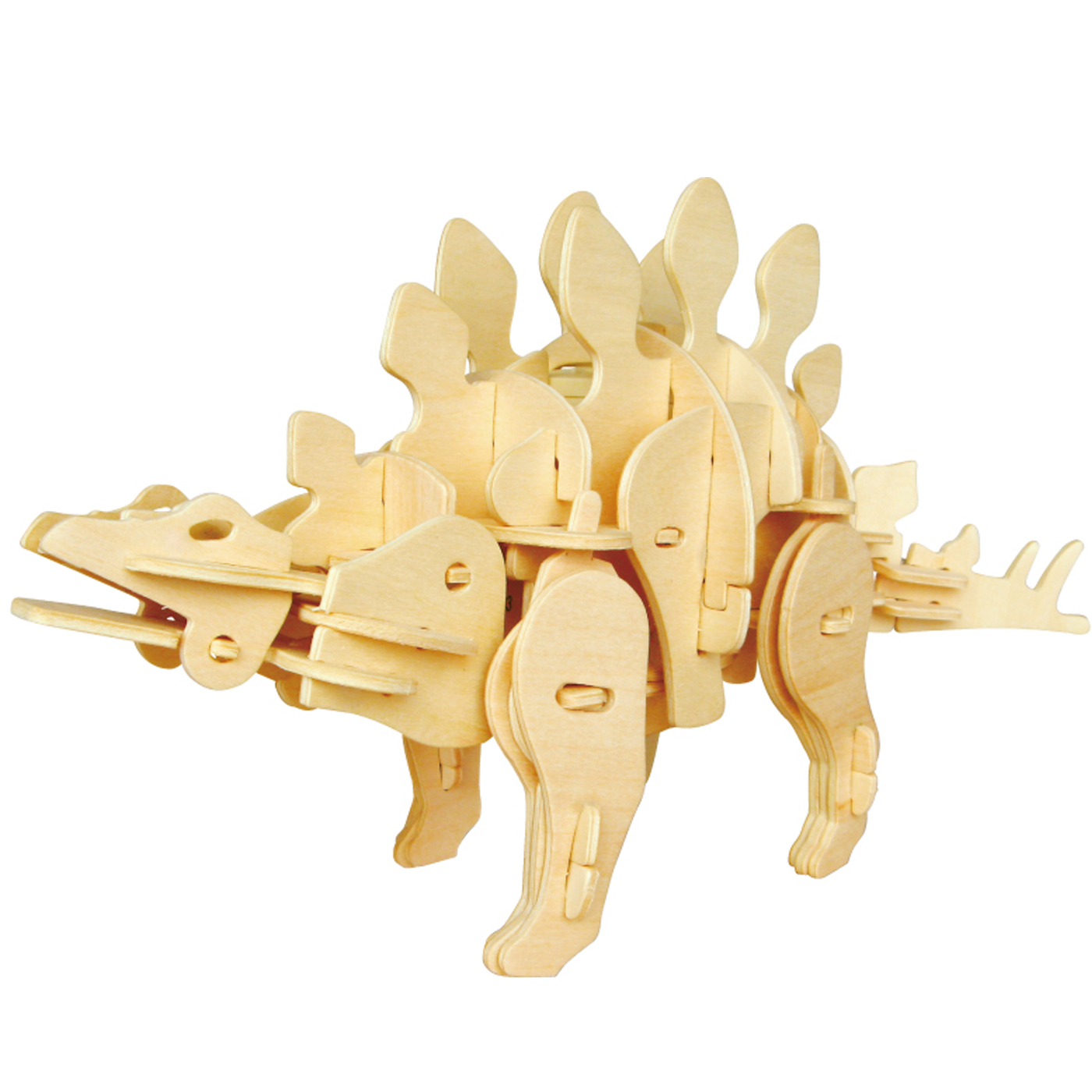 картинка Деревянный 3D пазл Мини стегозавр от магазина Игрушки-