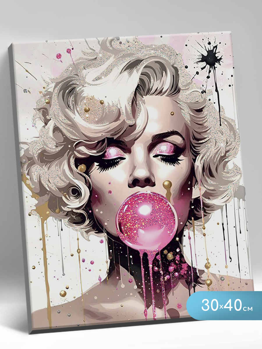 картинка Картина по номерам 30х40 Мэрилин Монро от магазина Игрушки-