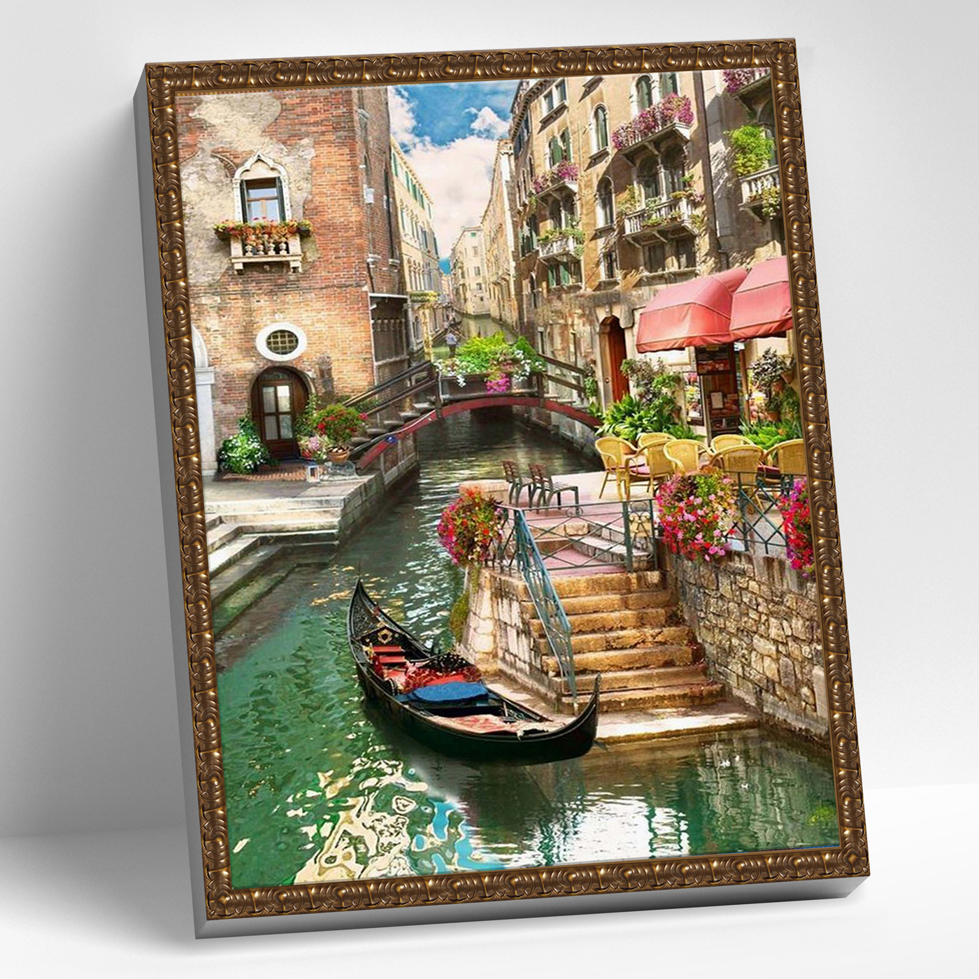 картинка Алмазная мозаика с нанесенной рамкой 40х50 Венецианский пейзаж от магазина Одежда-