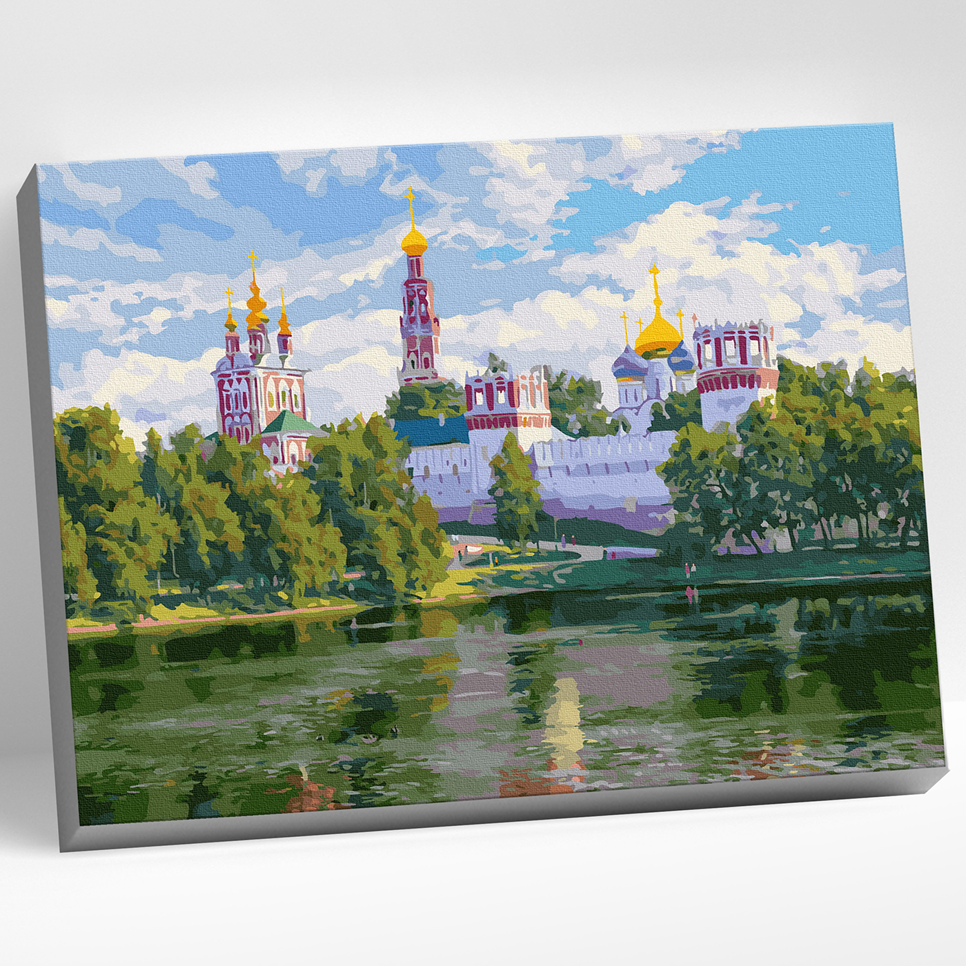 картинка Картина по номерам 40х50 Цветной холст Басов С. Новодевичий монастырь от магазина Одежда-