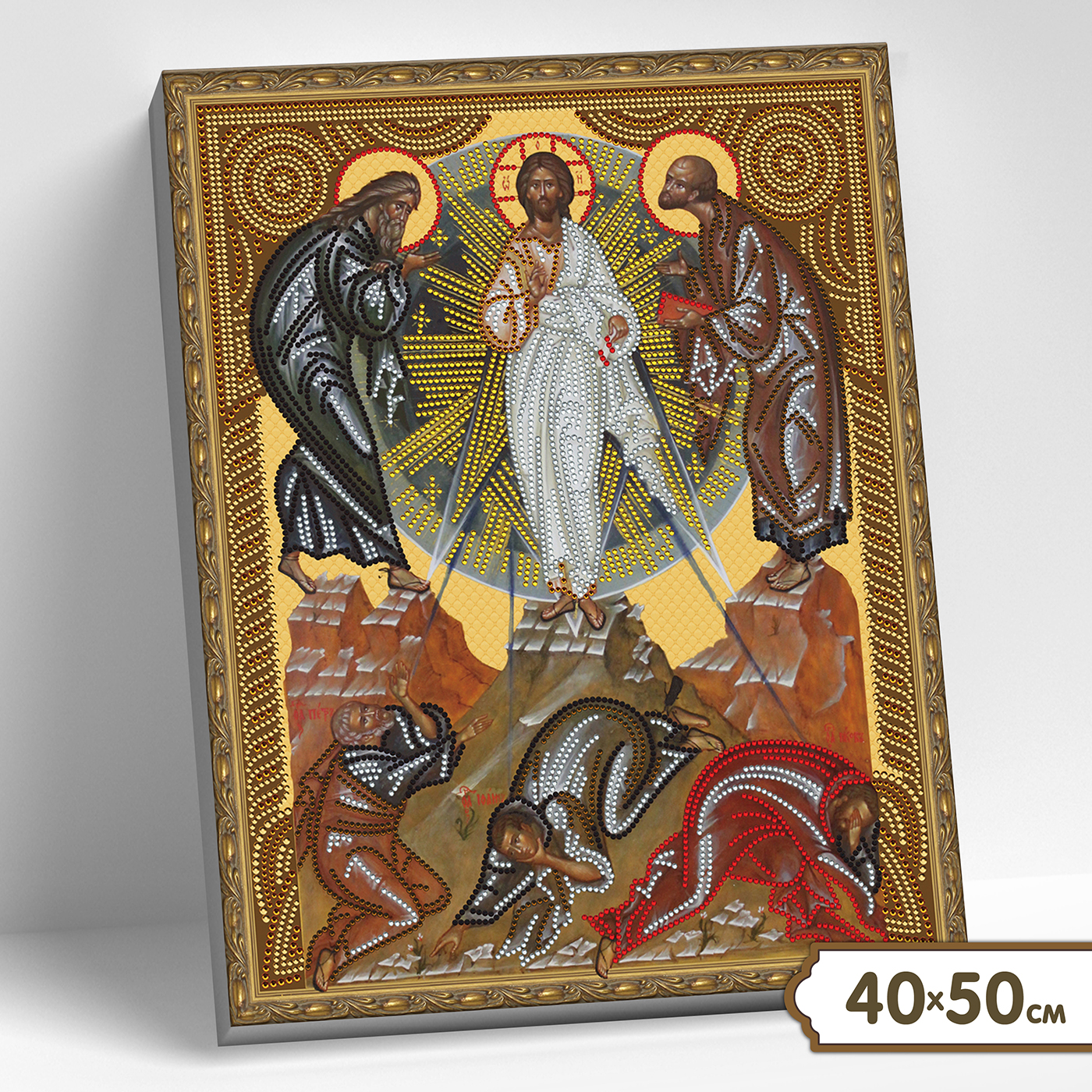 картинка Алмазная мозаика 5D 40х50 с нанесенной рамкой Вознесение Господне от магазина Одежда-