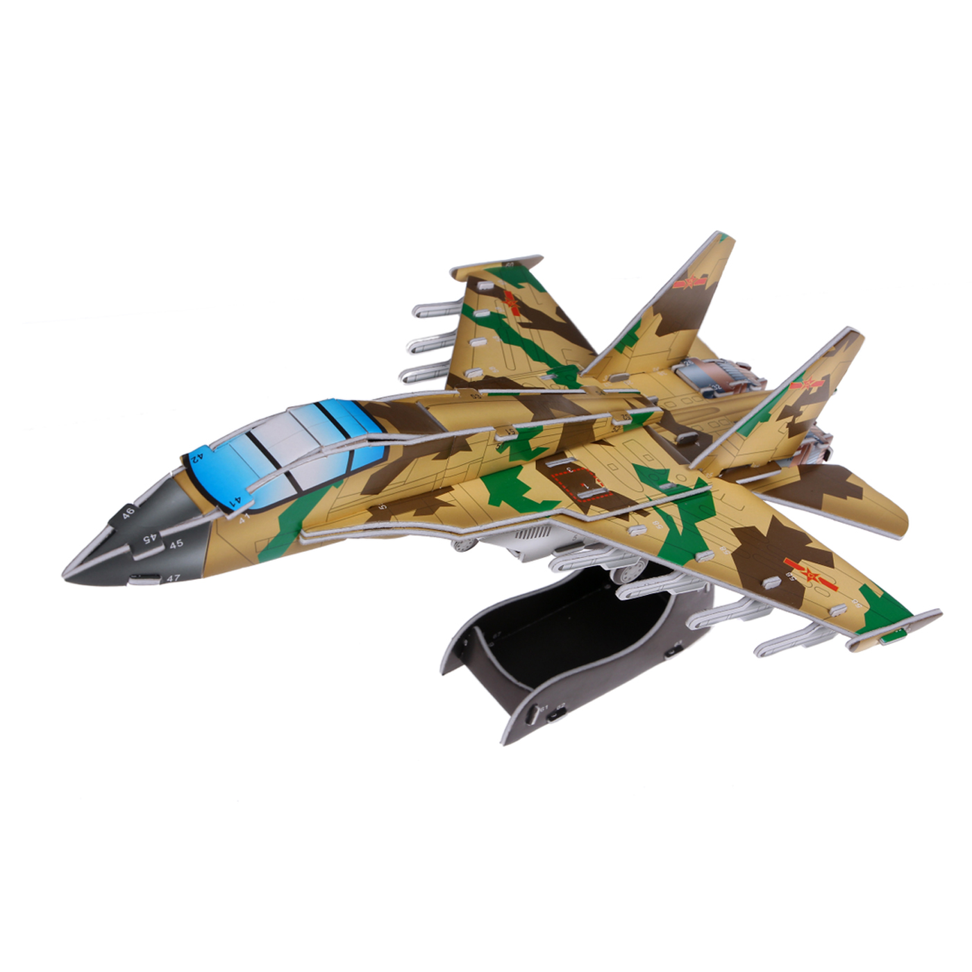 картинка 3D пазл Военный самолет от магазина Игрушки-