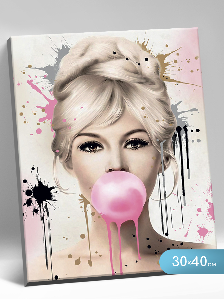 картинка Картина по номерам 30х40 Брижит Бардо от магазина Игрушки-